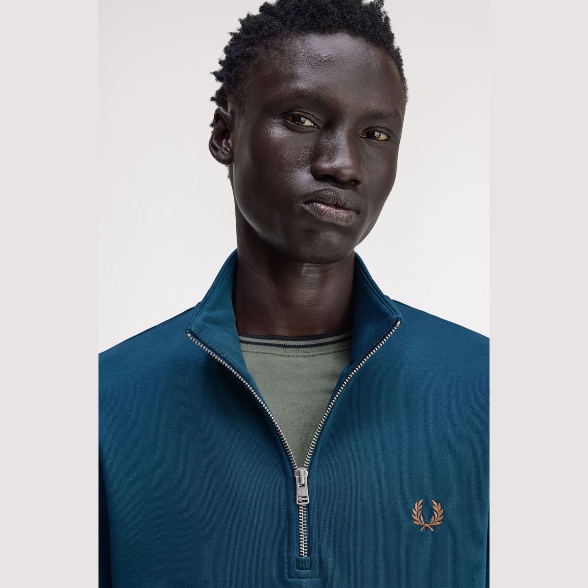 Moletom Fred Perry Half Zip