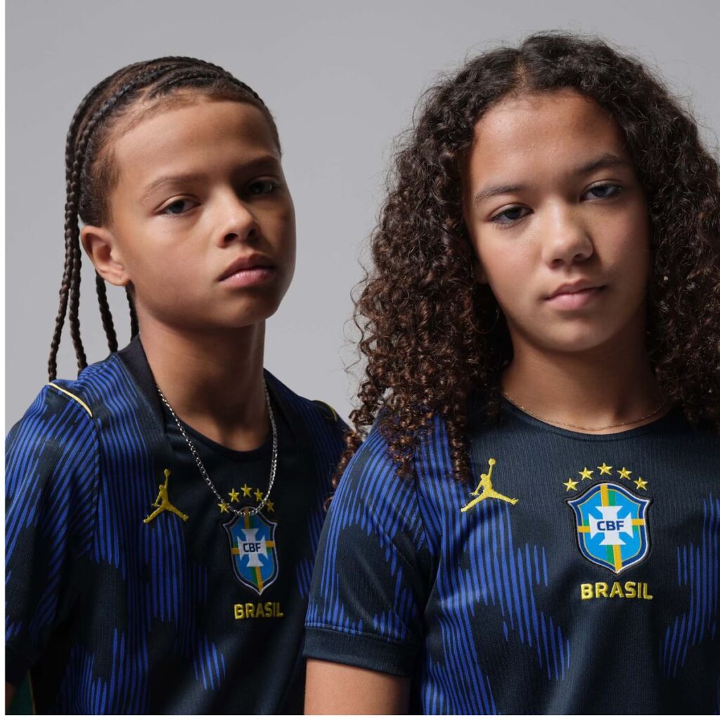 Camisa Brasil Jordan II 2026/27 Torcedor Pro Infantil