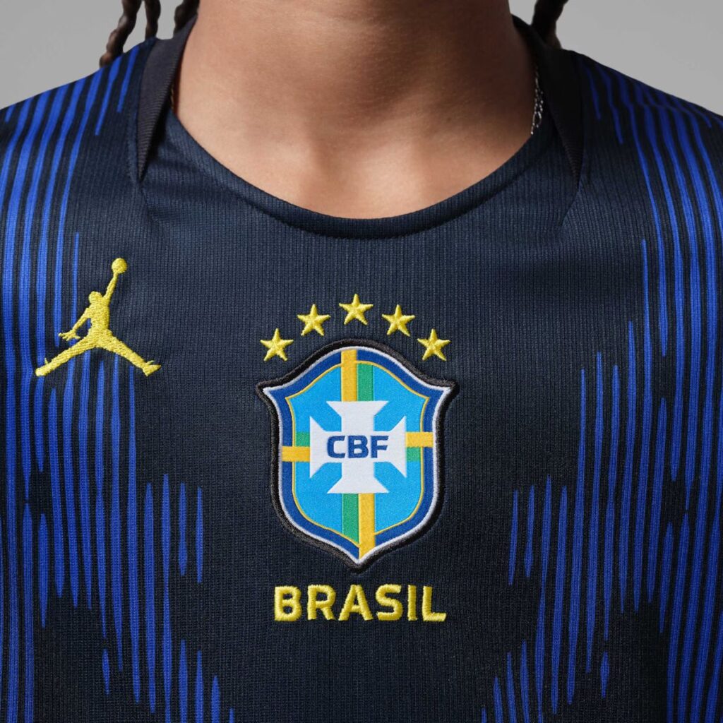 Camisa Brasil Jordan II 2026/27 Torcedor Pro Infantil