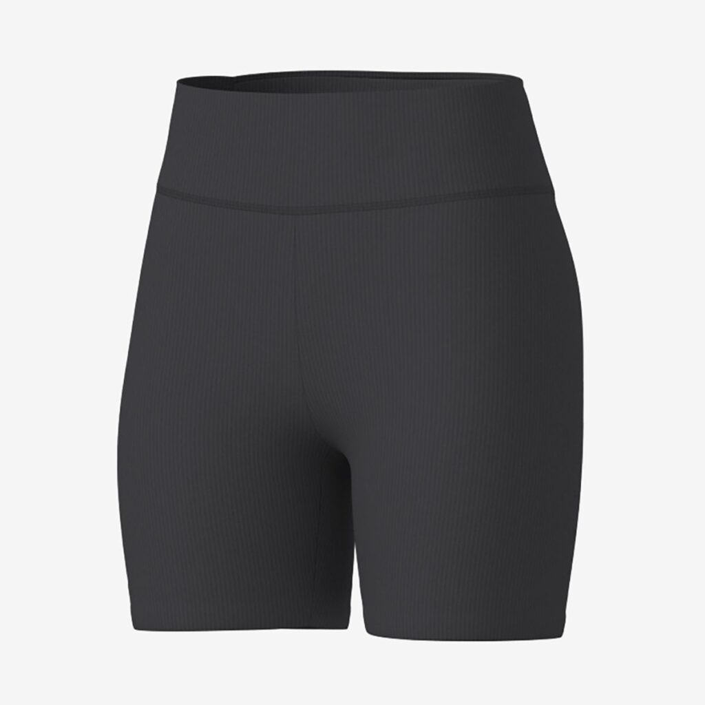 Bermuda Fila Life Ribbed Feminina Preto