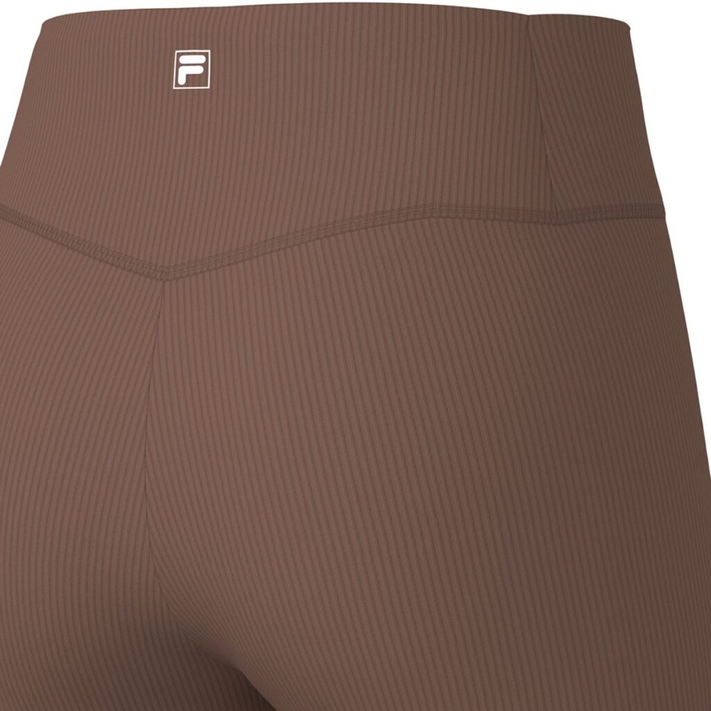 Bermuda Fila Life Ribbed Marrom