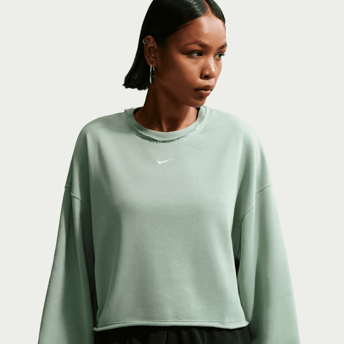 Blusa Nike Sportwear Chill Terry Verde