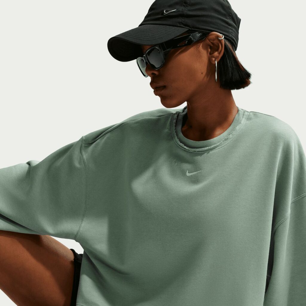 Blusa Nike Sportwear Chill Terry Verde