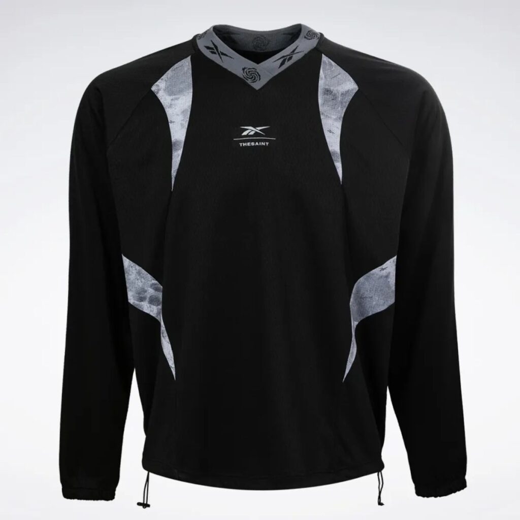 Blusa Reebok & Thesaint Crewneck Cracked Concrete