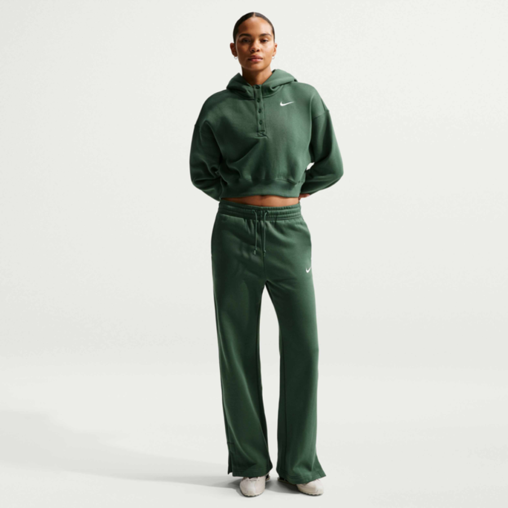 Blusão Cropped Nike Sportswear Phoenix Fleece Oversized Feminino