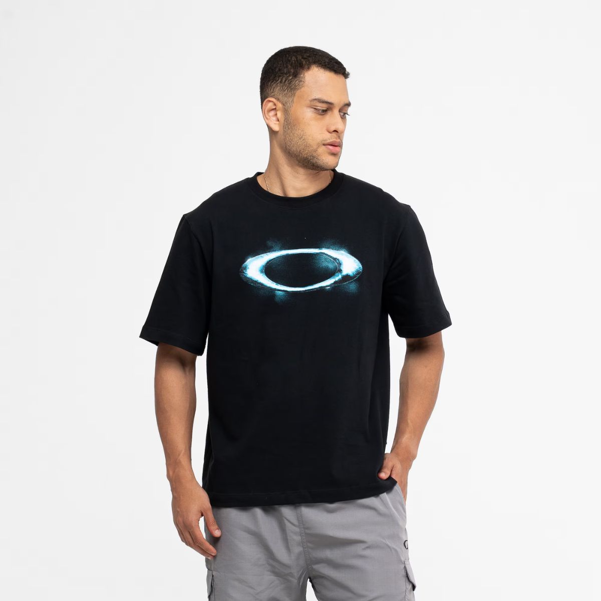 Camiseta Oakley Icy Ellipse Ss Preto