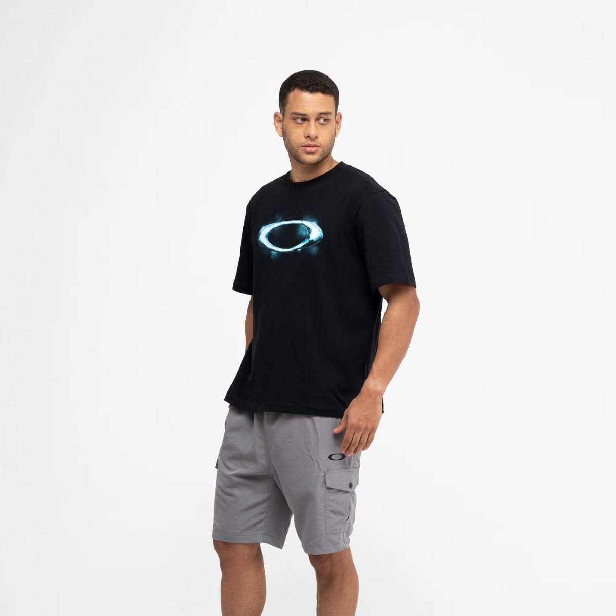 Camiseta Oakley Icy Ellipse Ss Preto
