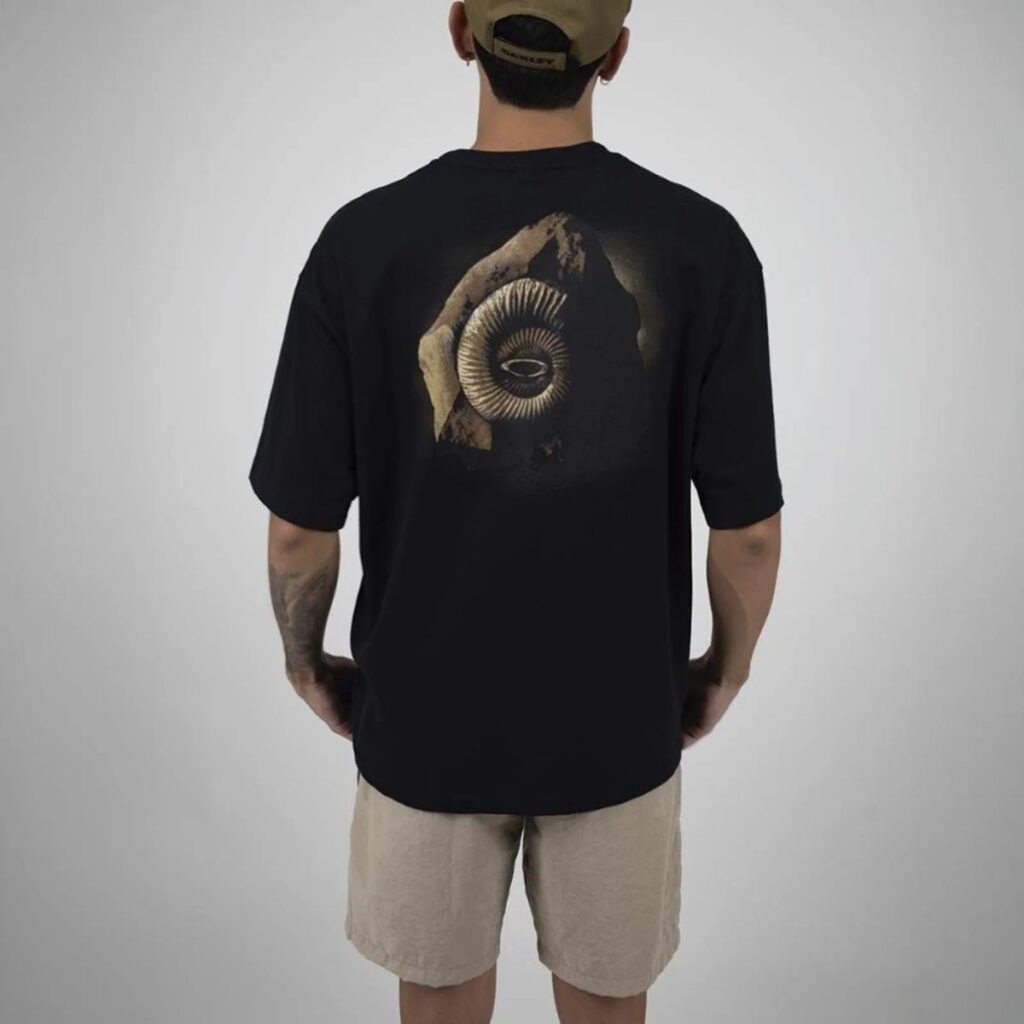 Camiseta Oakley O-Fossil Stone SS Preto