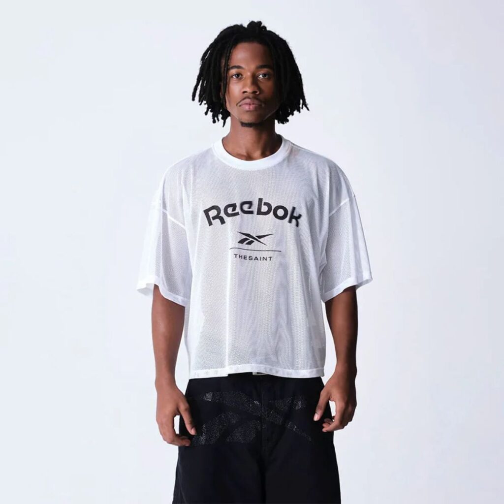 Camiseta Reebok & Thesaint T-Shirt Wide Boxy Swish
