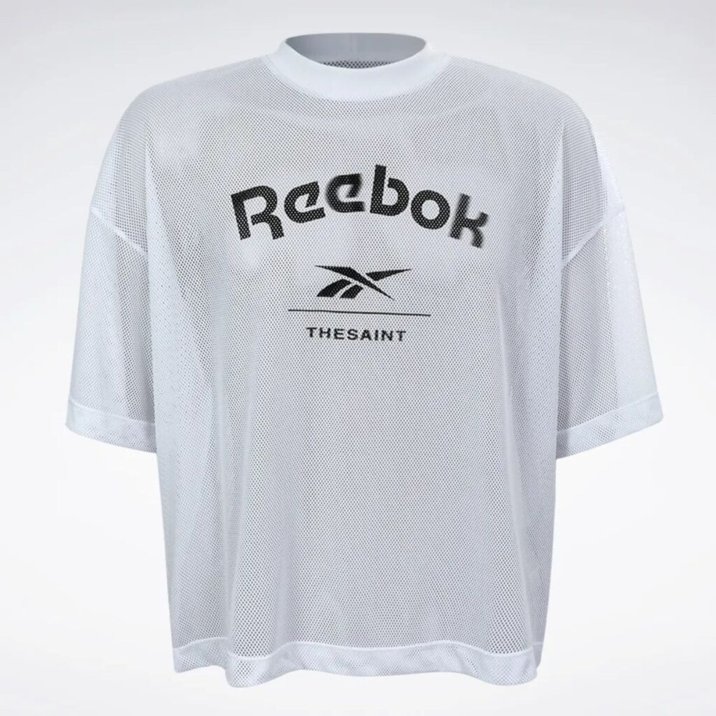 Camiseta Reebok & Thesaint T-Shirt Wide Boxy Swish
