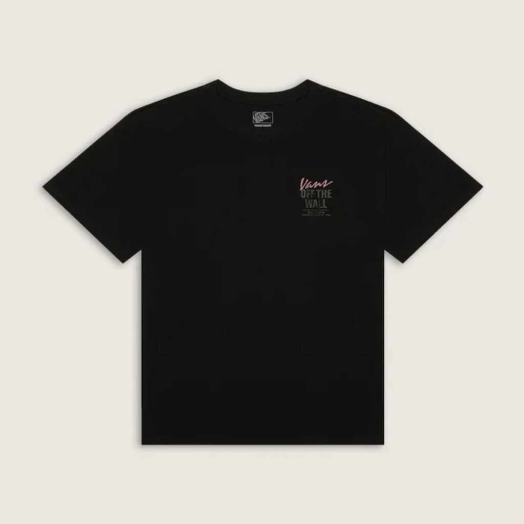 Camiseta Vans SS Lady Wall Black