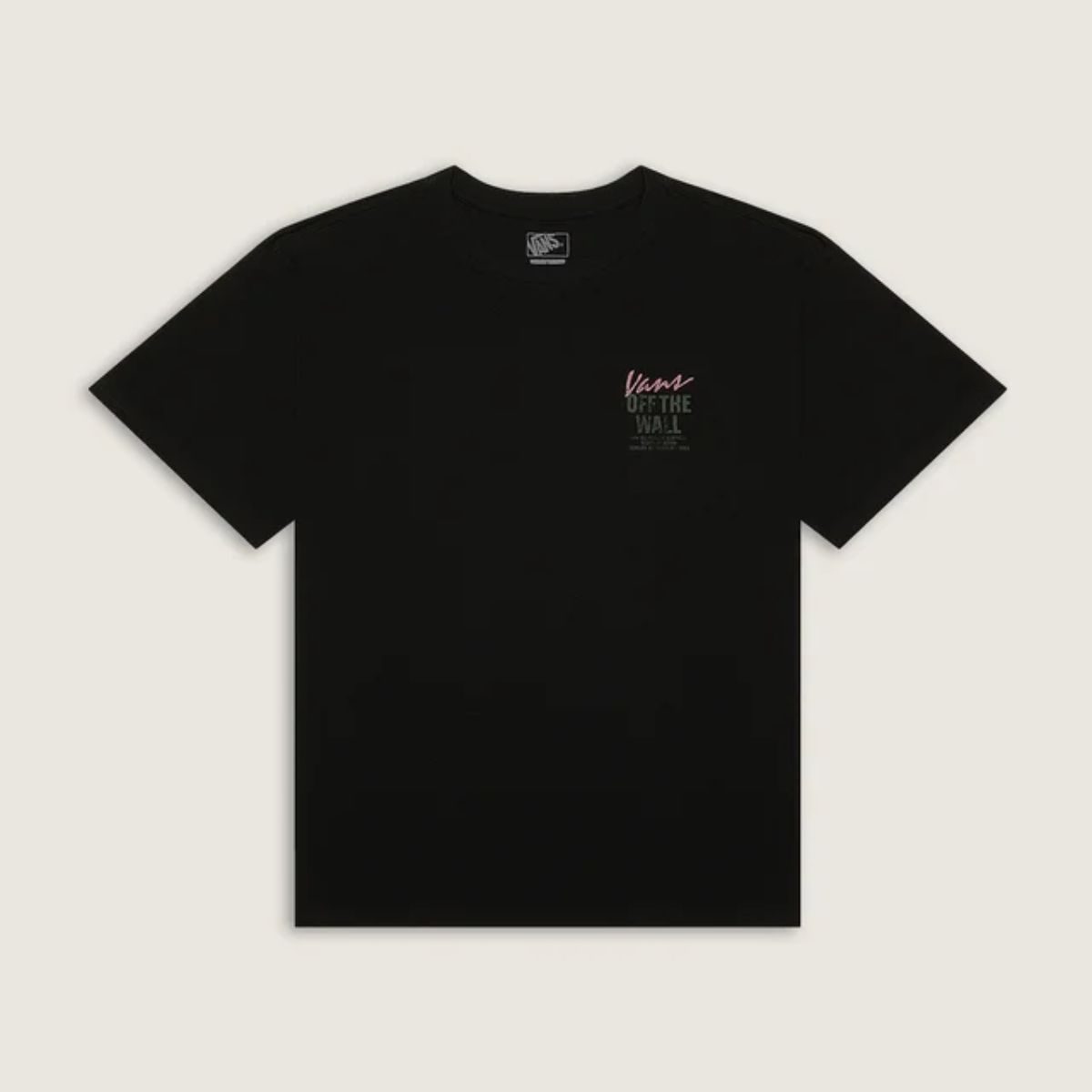 Camiseta Vans Ss Lady Wall Black