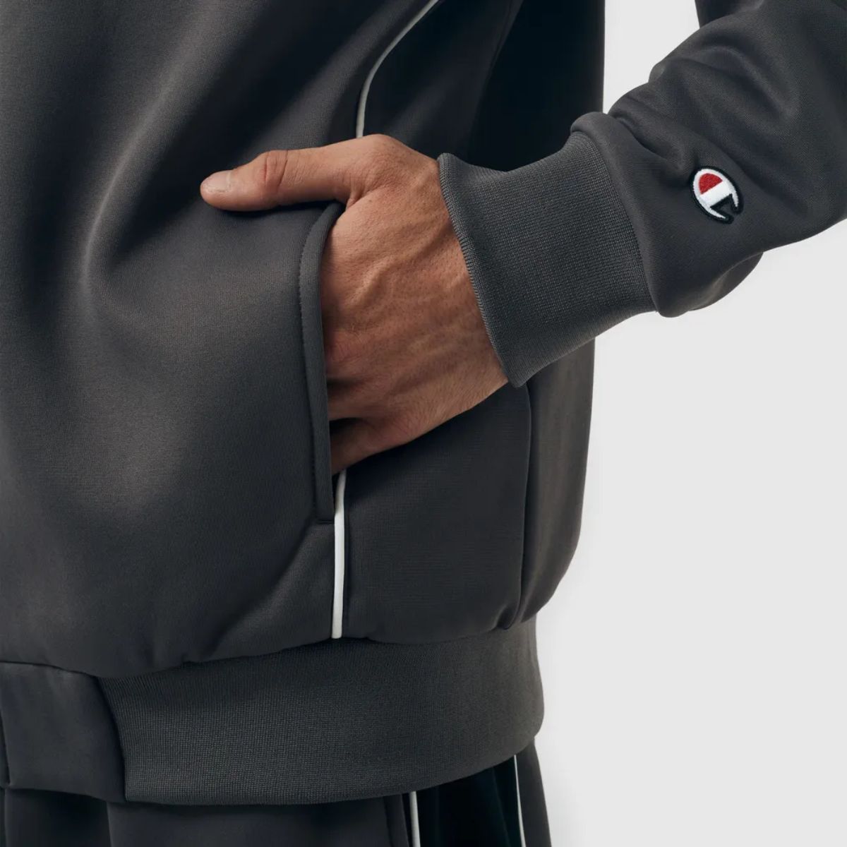 Conjunto Champion Tracksuit Active Cinza
