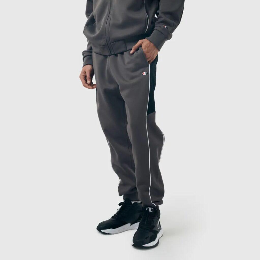 Conjunto Champion Tracksuit Active Cinza