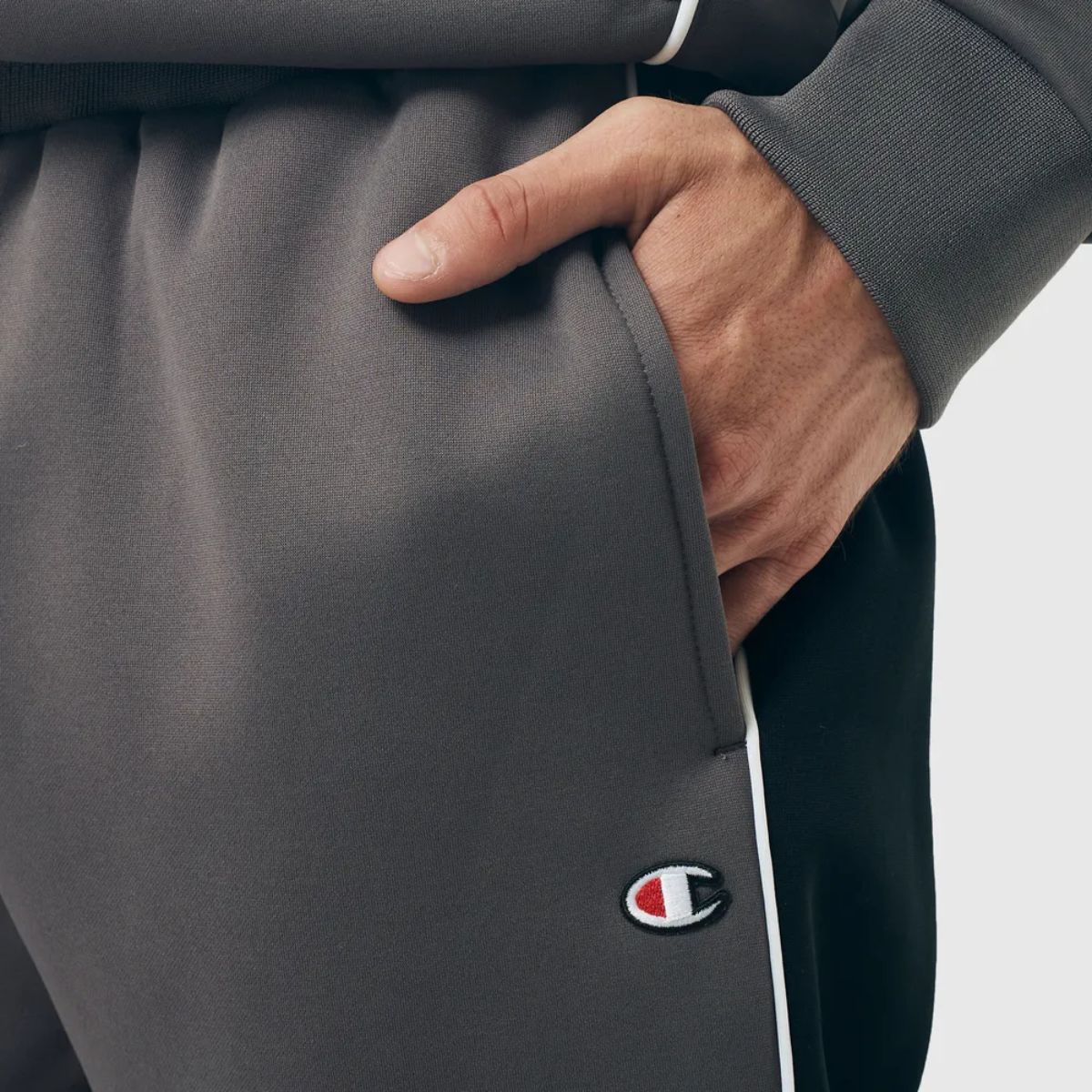 Conjunto Champion Tracksuit Active Cinza