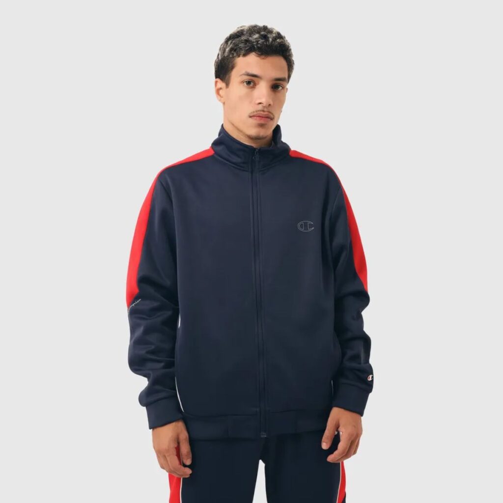 Conjunto Champion Tracksuit Active Azul/Vermelho