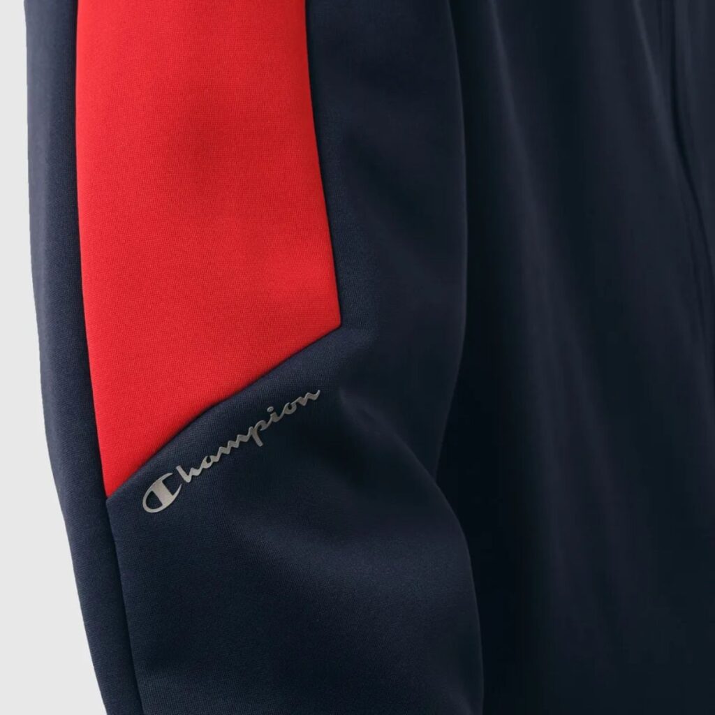 Conjunto Champion Tracksuit Active Azul/Vermelho