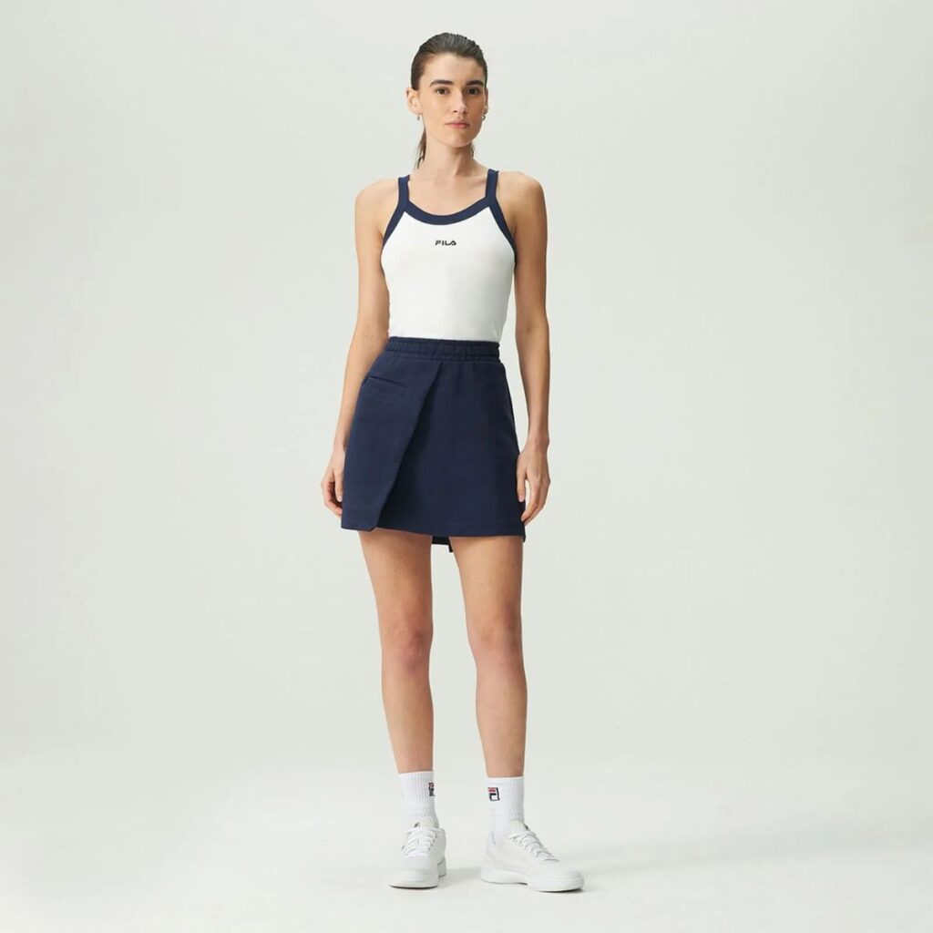 Regata Fila Ribbed Letter Off White