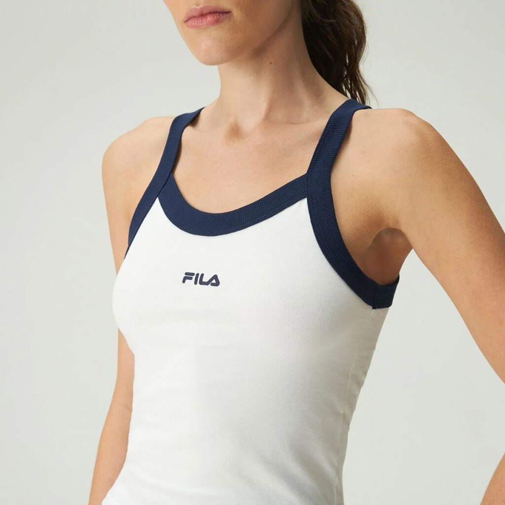 Regata Fila Ribbed Letter Off White