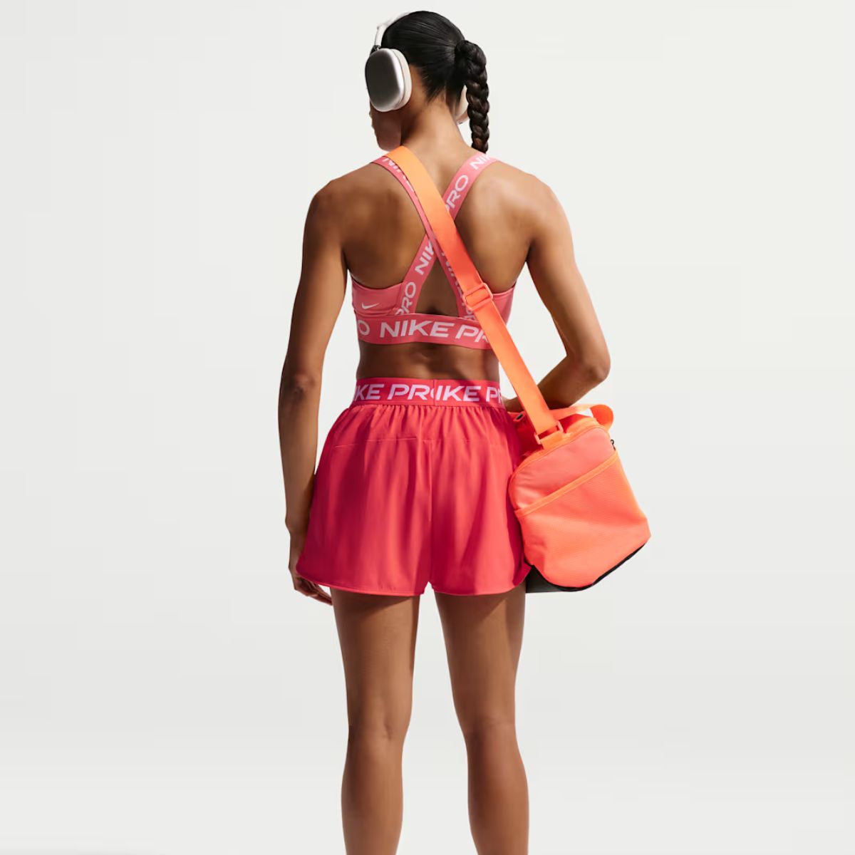 Shorts Nike Pro 2 Em 1 Vermelho