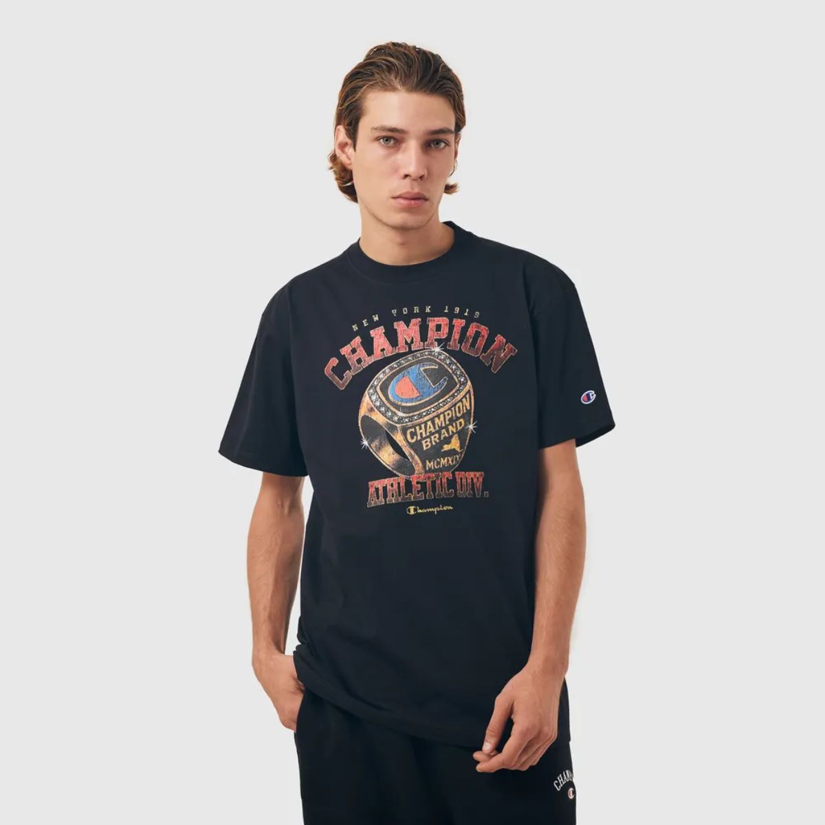 Camiseta Champion Mc Ring Preto