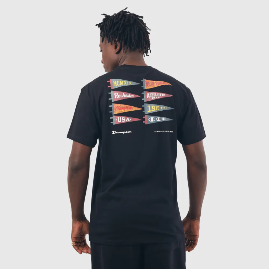 Camiseta Champion Retro Flag Black
