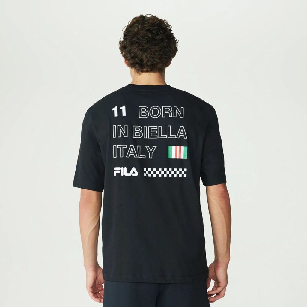 Camiseta Fila Over Born In Biella Preto