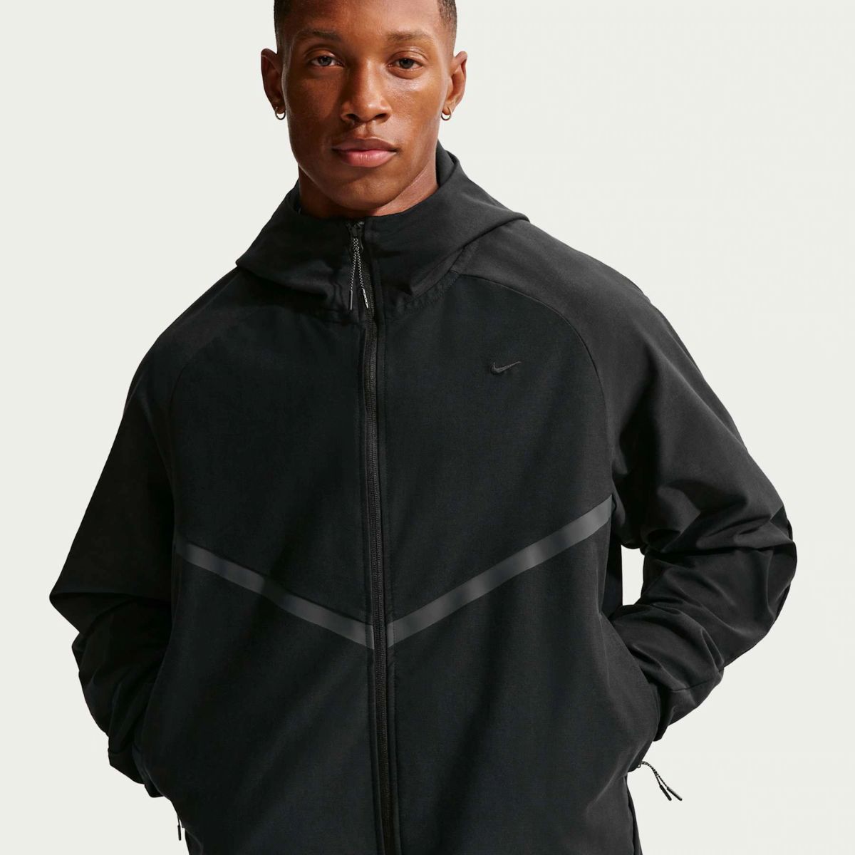 Jaqueta Nike Sportswear Tech Fleece Windrunner Preto