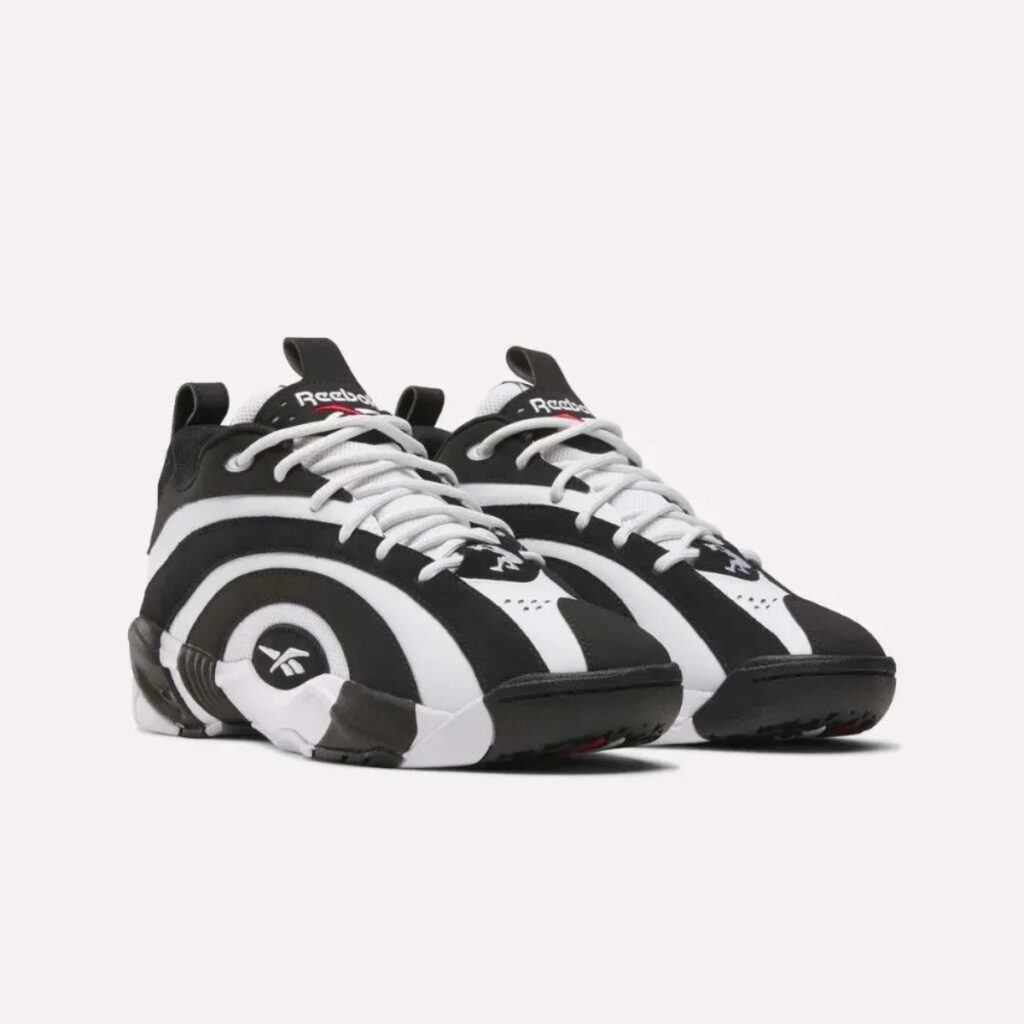 Reebok Shaqnosis Low White Black Vector Red