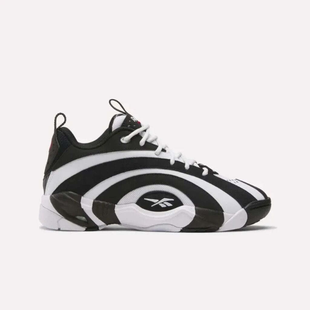 Reebok Shaqnosis Low White Black Vector Red