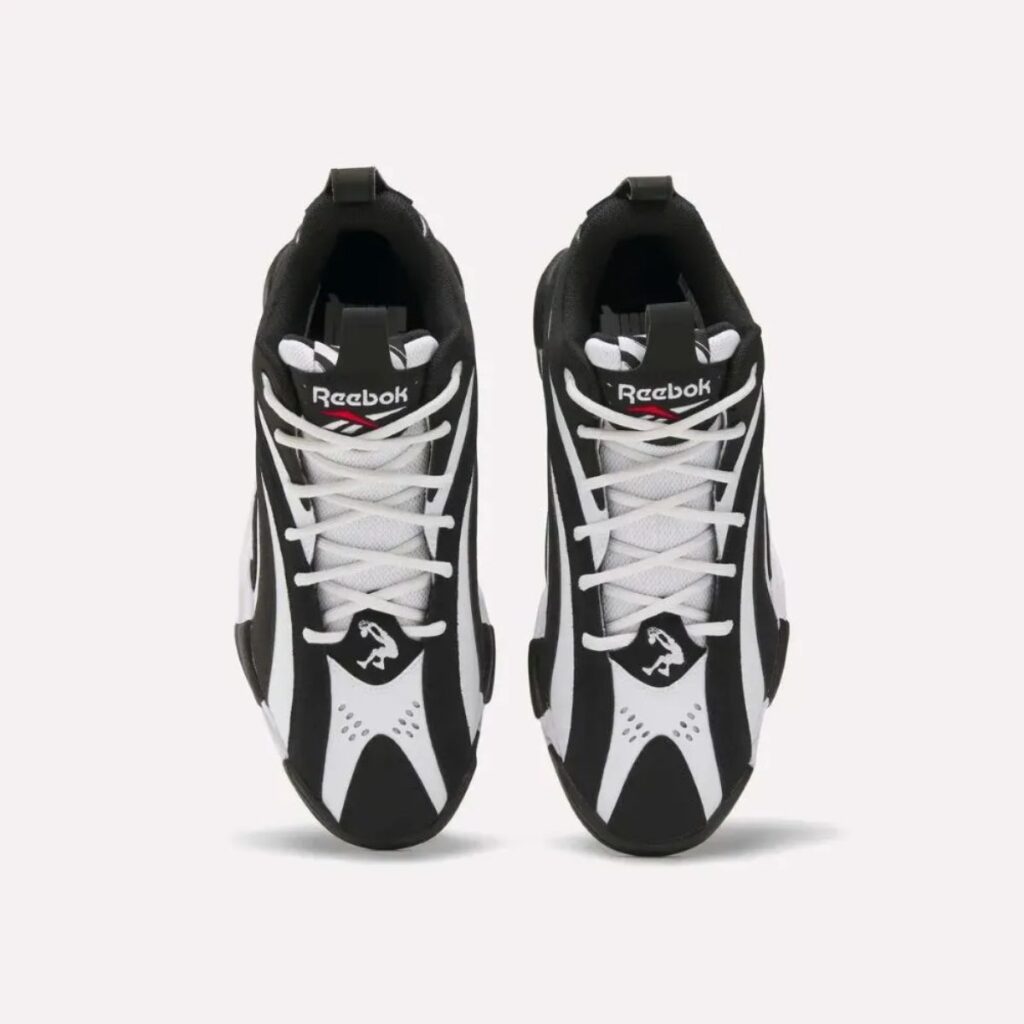 Reebok Shaqnosis Low White Black Vector Red