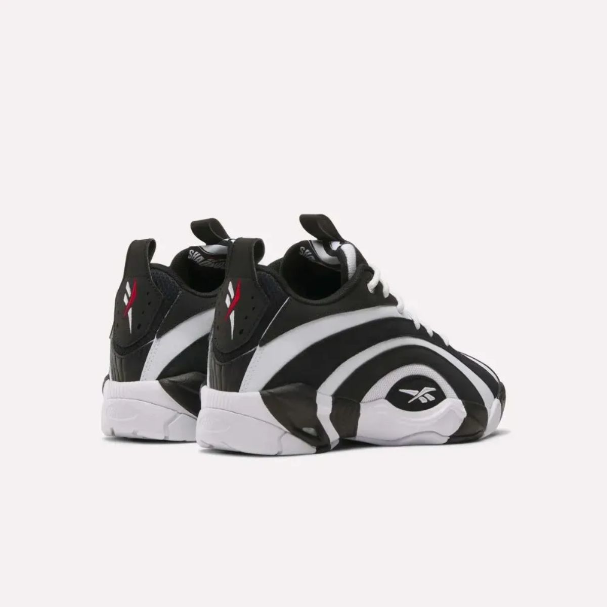 Reebok Shaqnosis Low White Black Vector Red