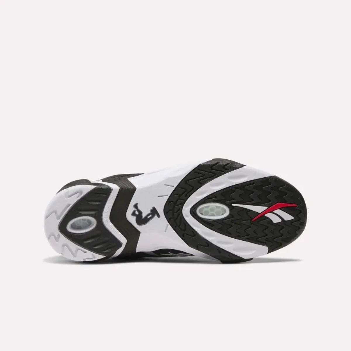 Reebok Shaqnosis Low White Black Vector Red