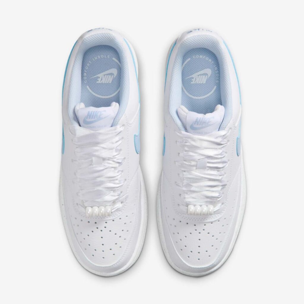 Tênis Nike Court Vision Low Feminino Branco/Azul