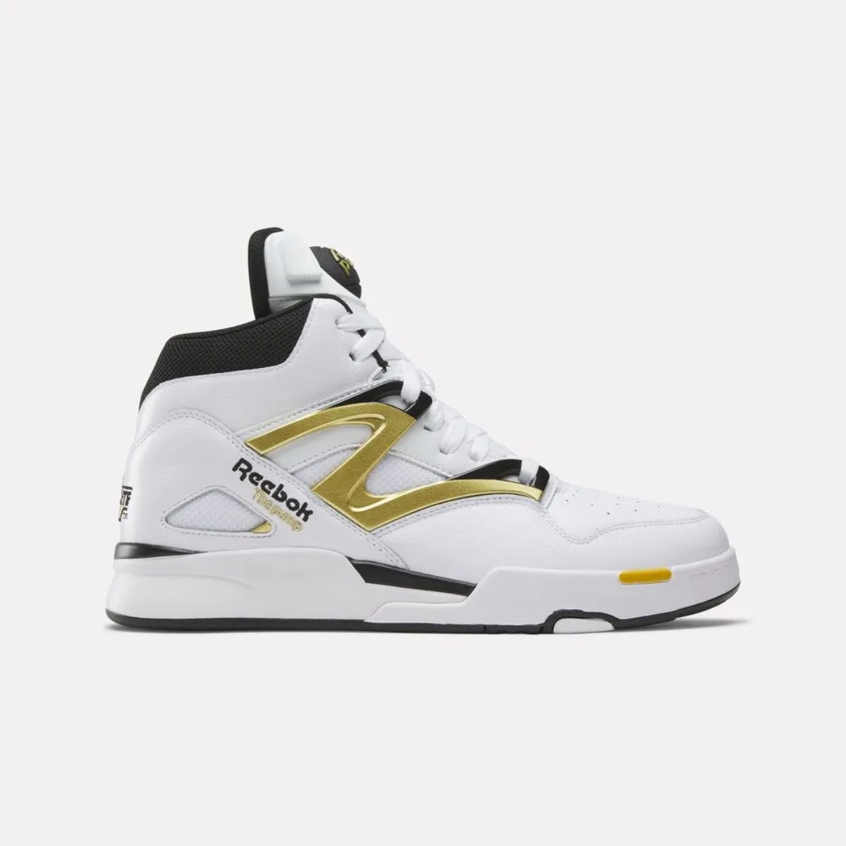 Tênis Reebok Pump Omni Zone Ii Retro White Black Gold