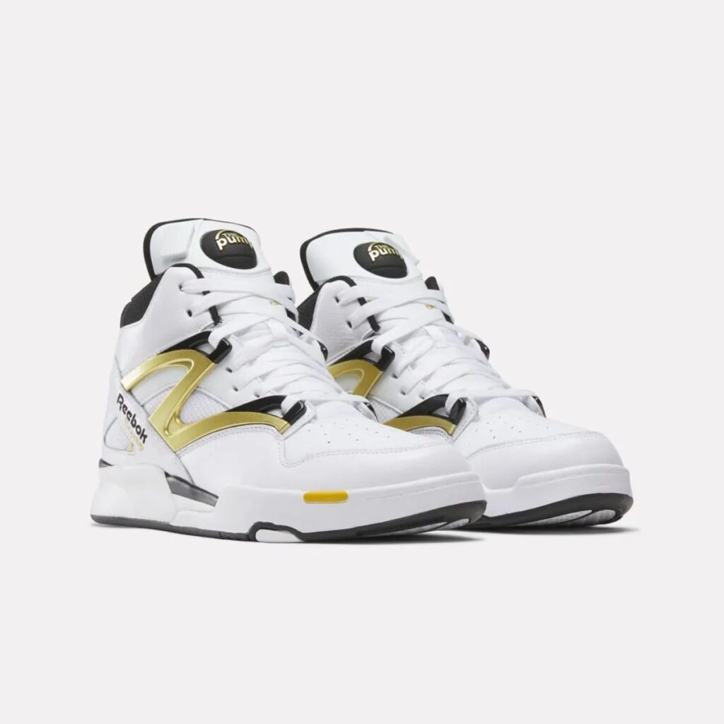 Tênis Reebok Pump Omni Zone II Retro White Black Gold
