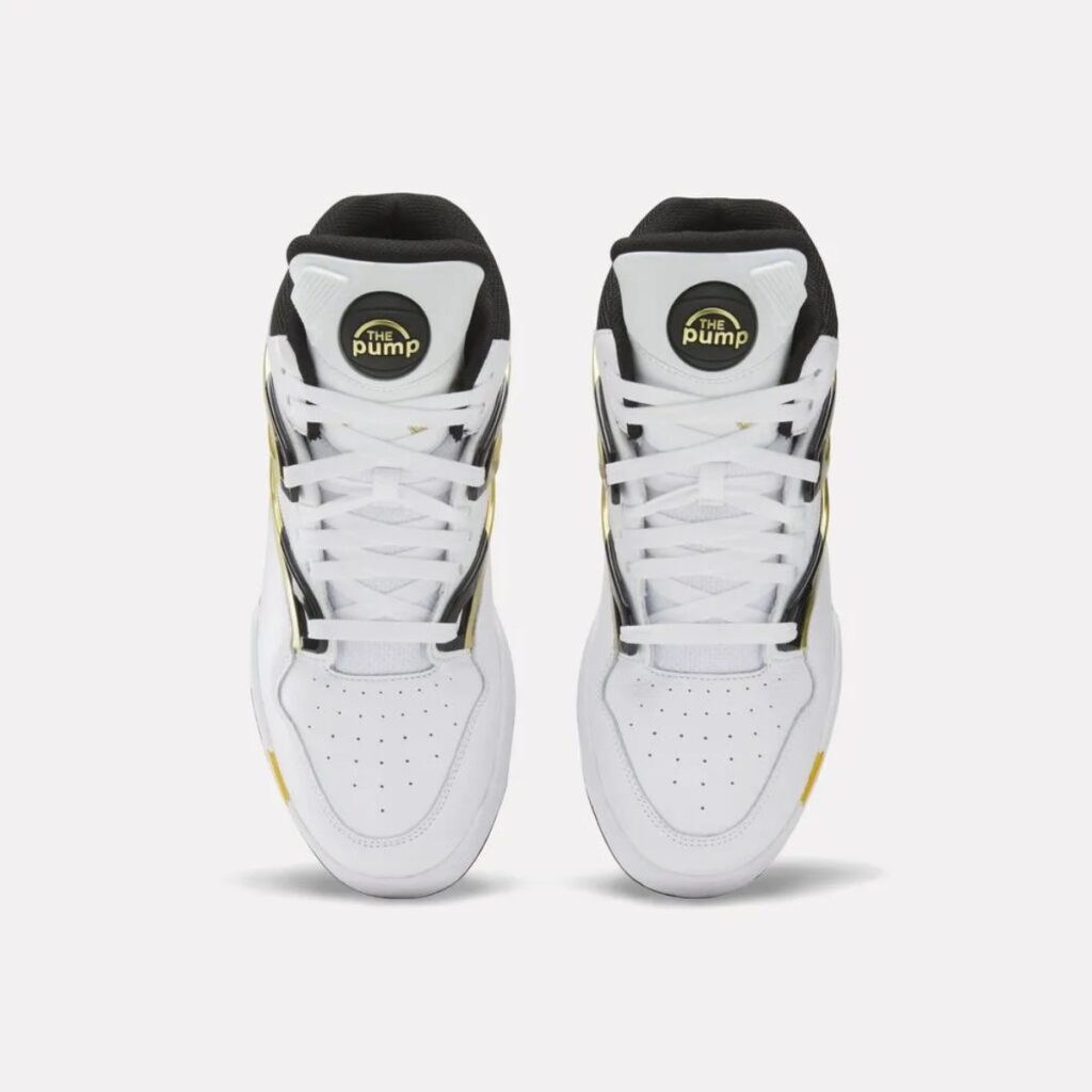 Tênis Reebok Pump Omni Zone II Retro White Black Gold