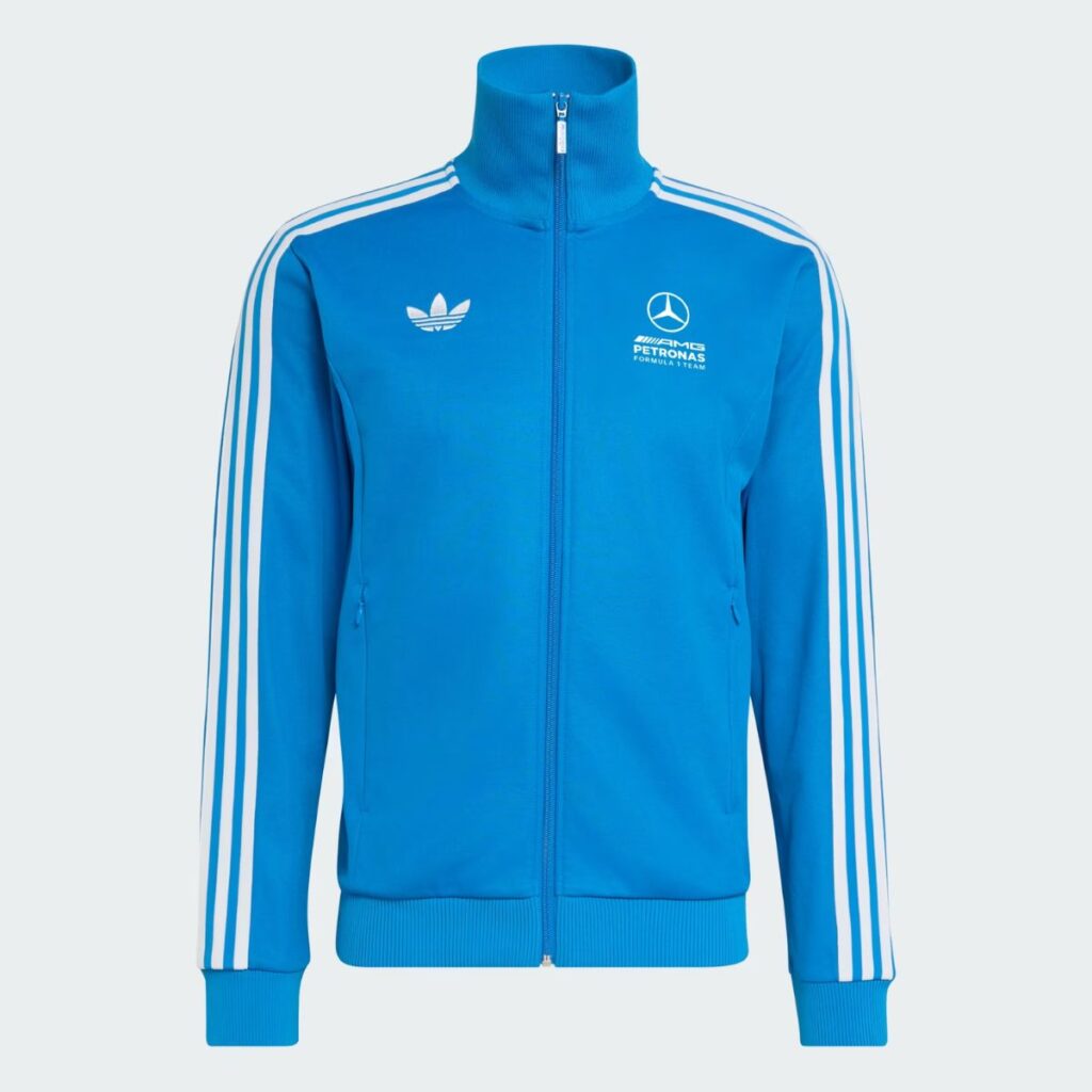 Jaqueta Adidas Mercedes-AMG Petronas Formula 1 Team Blue Wonder Track Top