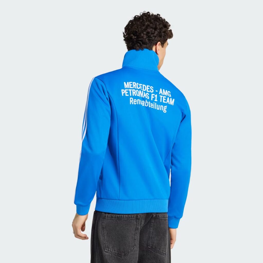 Jaqueta Adidas Mercedes-AMG Petronas Formula 1 Team Blue Wonder Track Top