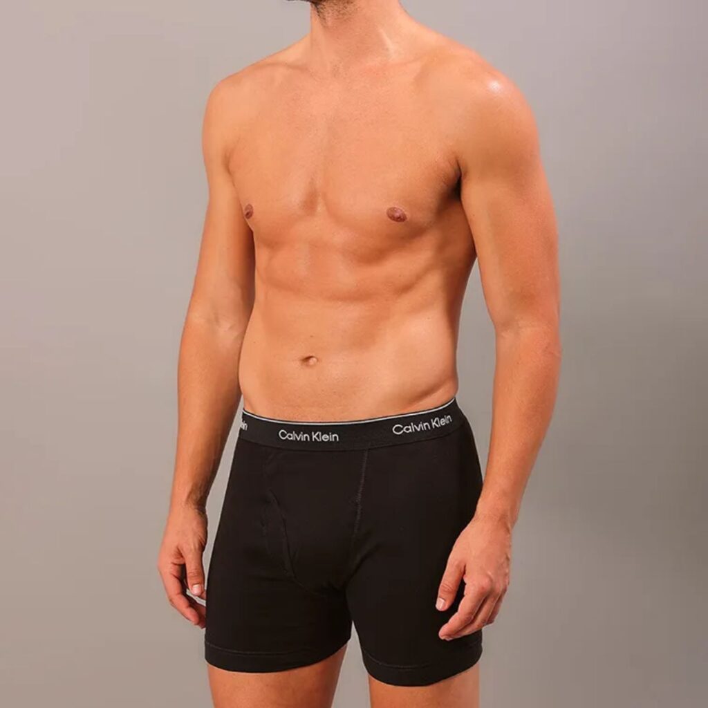 Kit 3 Cuecas Boxer Brief Cotton Calvin Klein Underwear Black
