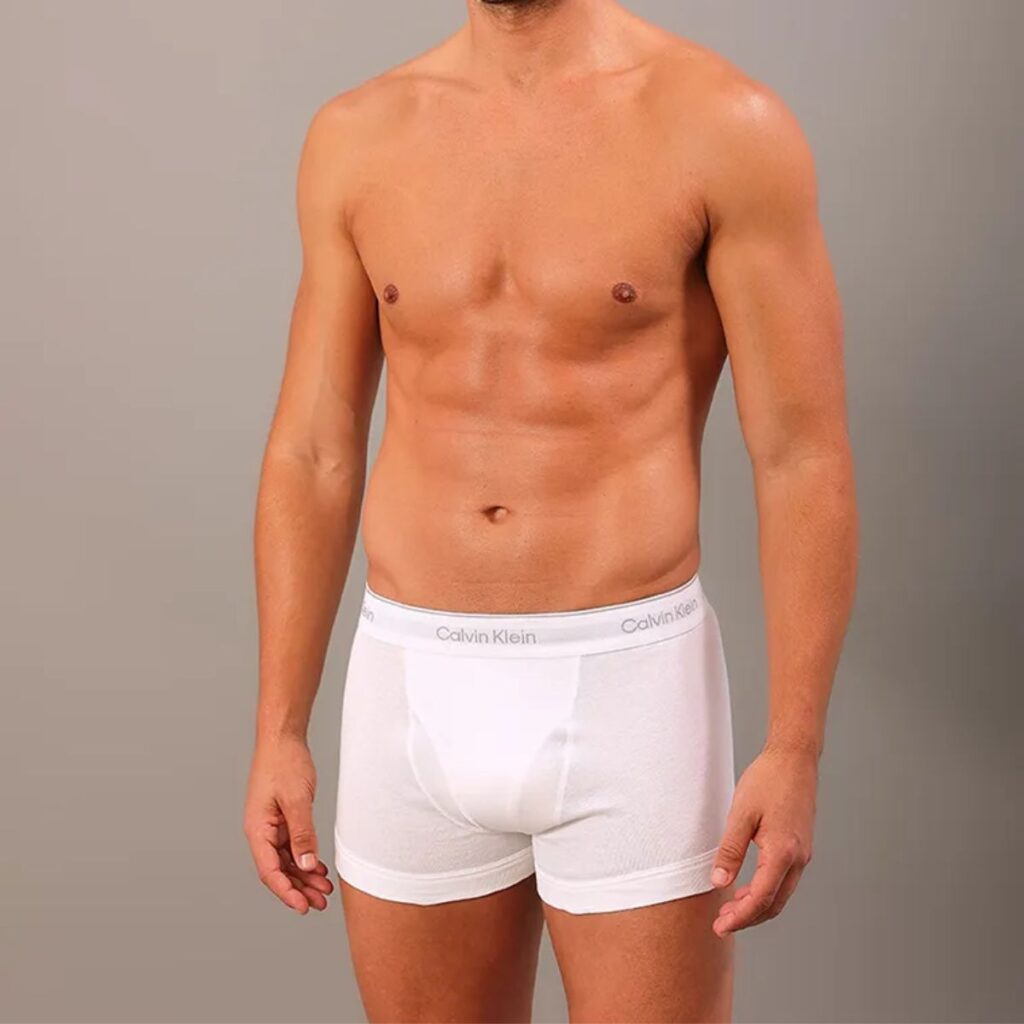 Kit 3 Cuecas Calvin Klein Brief De Cotton White