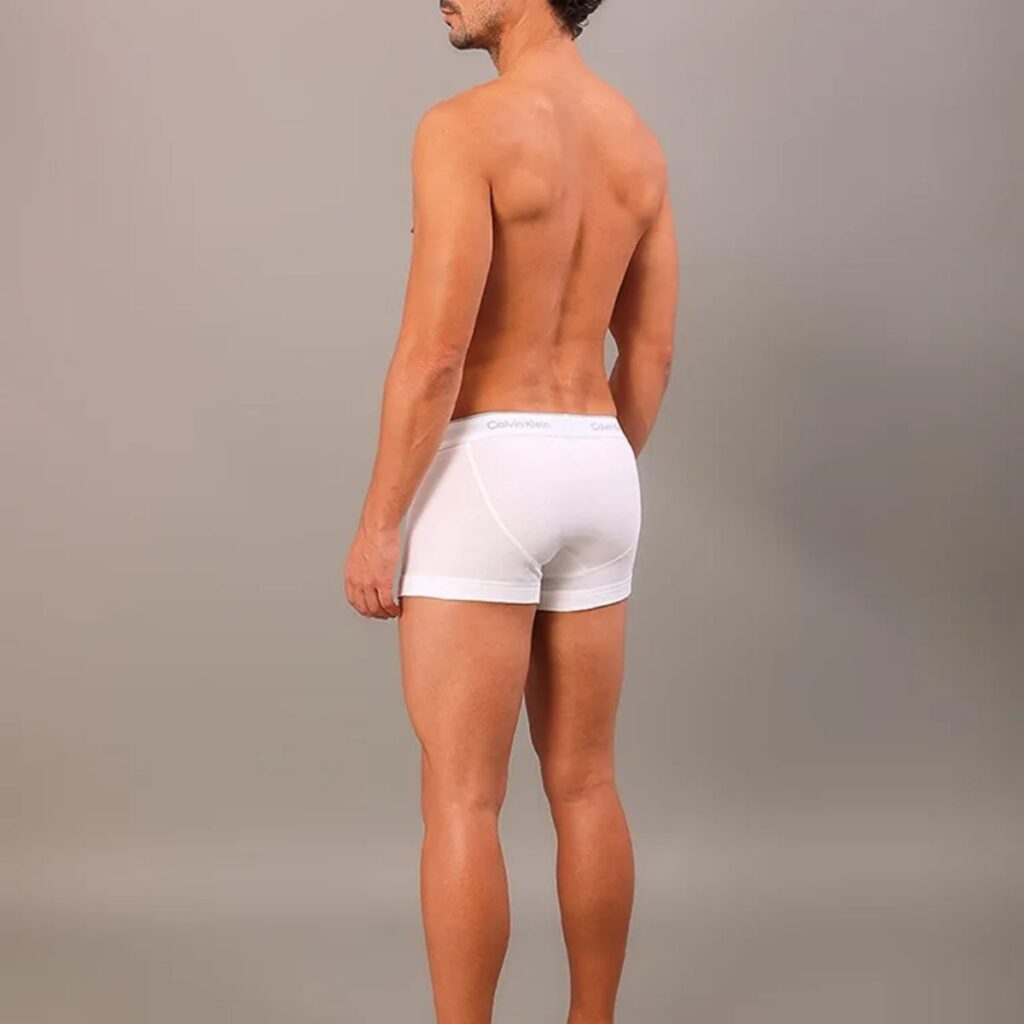 Kit 3 Cuecas Calvin Klein Brief De Cotton White