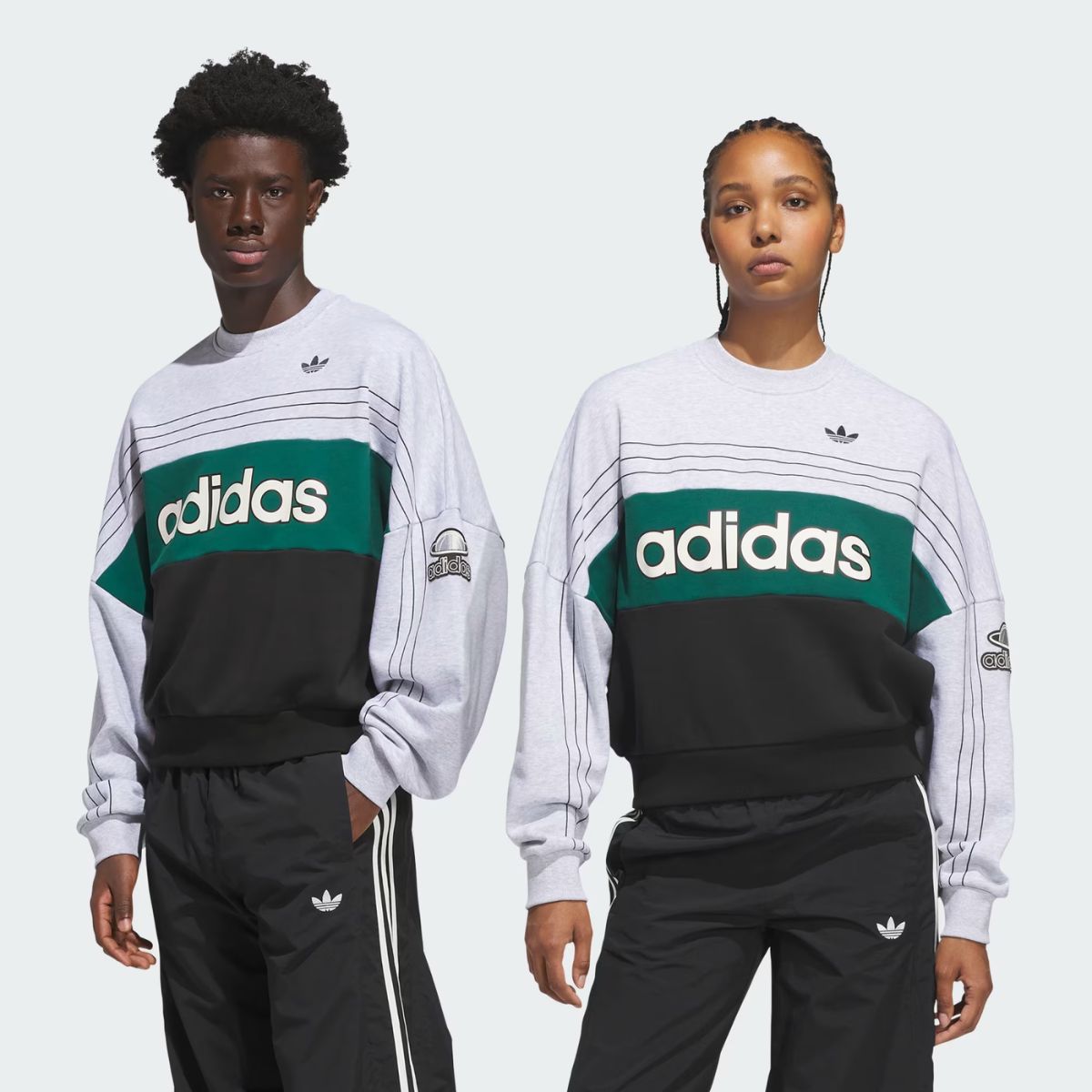 Moletom Adidas Gola Redonda Originals Varsity