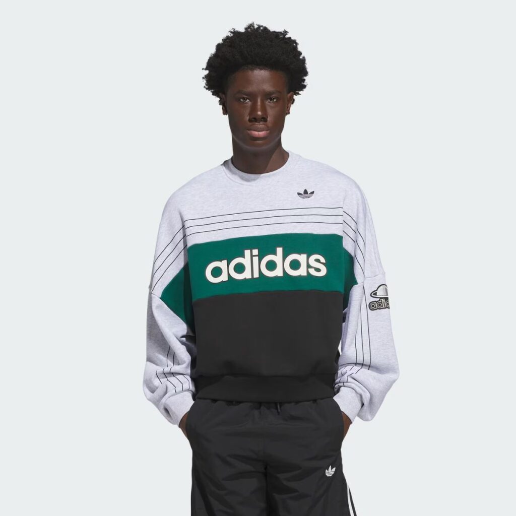 Moletom Adidas Gola Redonda Originals Varsity