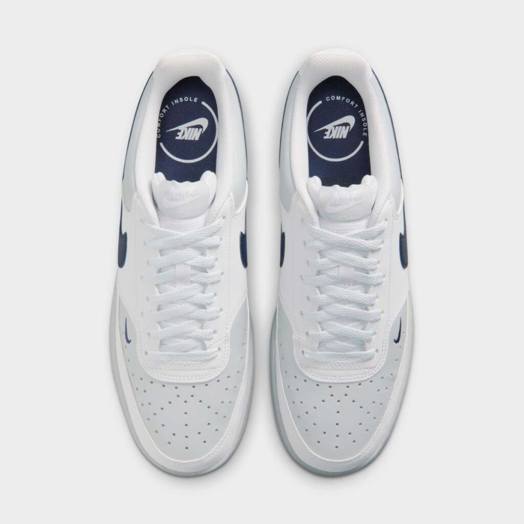 Tênis Nike Court Vision Low "White Grey Blue"