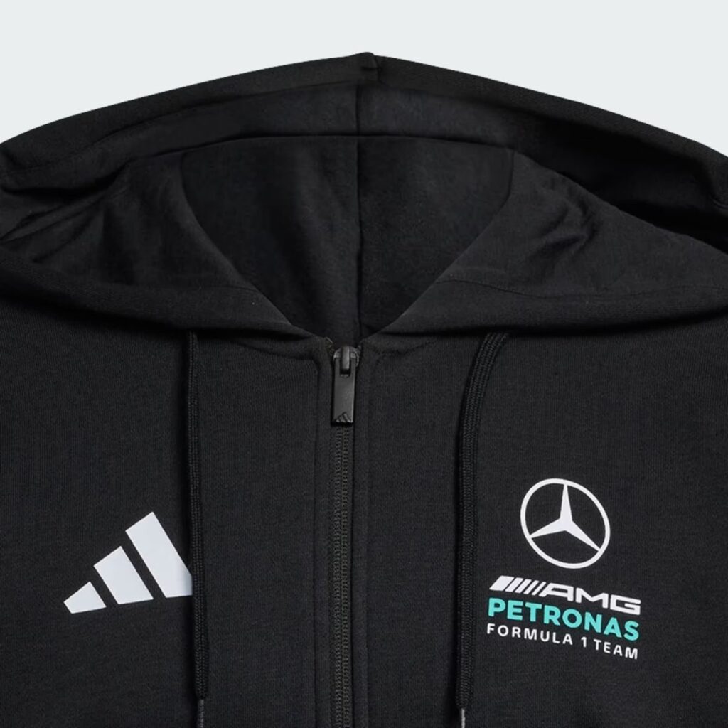 Blusa Adidas Capuz Ziper Mercedes-AMG Petronas F1 Team DNA