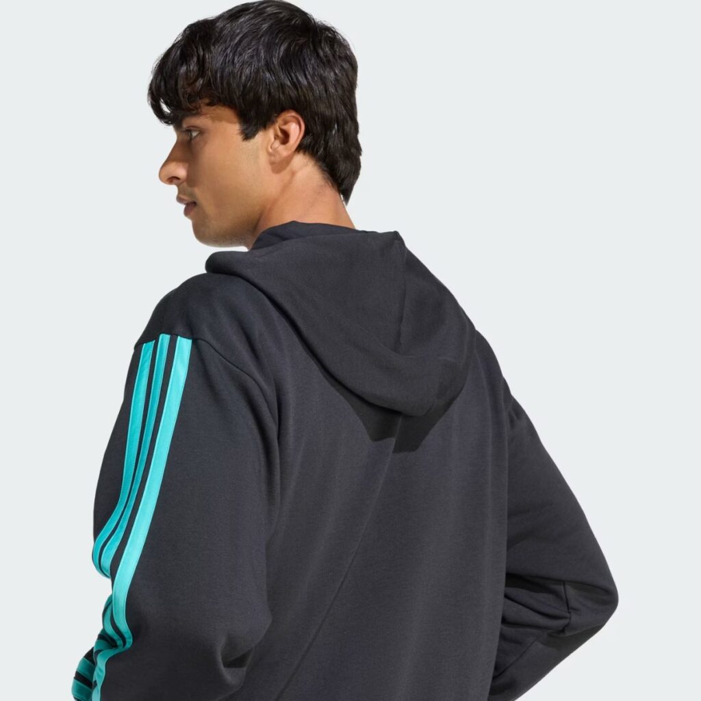 Blusa Adidas Capuz Ziper Mercedes-AMG Petronas F1 Team DNA