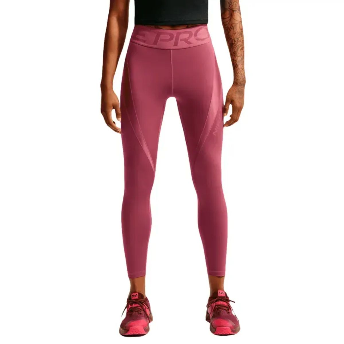 Calça Legging Nike Pro-Sculpt Bordô