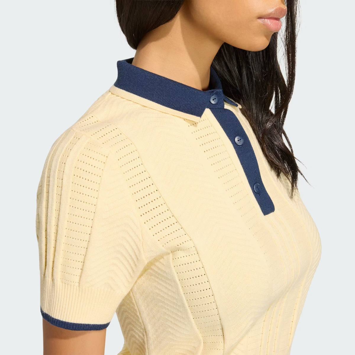 Camisa Polo Adidas De Malha Trançada Cali