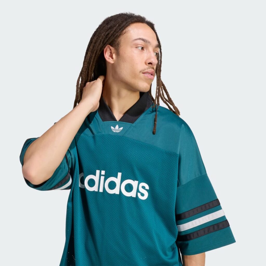 Camiseta Adidas Futebol Adicolor Oversized